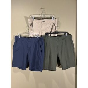 Public Rec Dealmaker Performance Chino Shorts Mens Sz 36 Lot Of (3) Golf Stretch